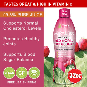 NOPAL RED CACTUS JUICE | Nopal 100 Organic Red Nopal Cactus Juice (32 oz) FAQ. Red Nopal Cactus: Nutrition & Health Benefits