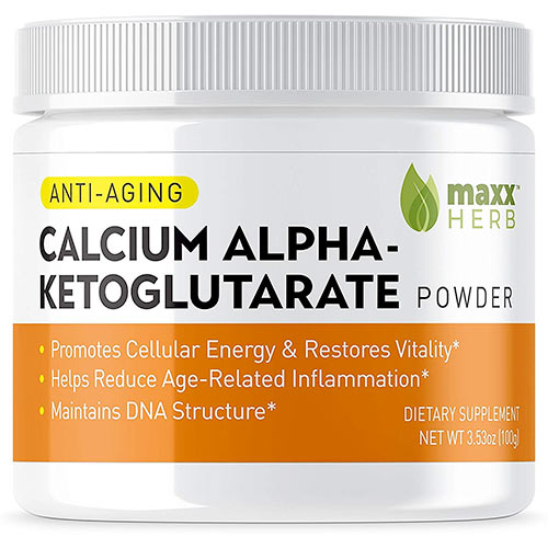 5 Benefits of Calcium Alpha-Ketoglutarate (Ca-AKG) | Maxx Herb’s Calcium Alpha-Ketoglutarate (Ca-AKG) is 100% pure powder! Ca-AKG supplement could potentially help to manage the decline in health, attributed to aging. 