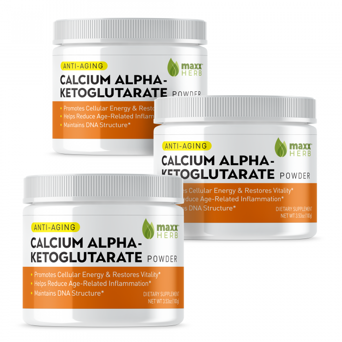 Calcium Alpha-Ketoglutarate (Ca-AKG) from Maxx Herb | Best Value |