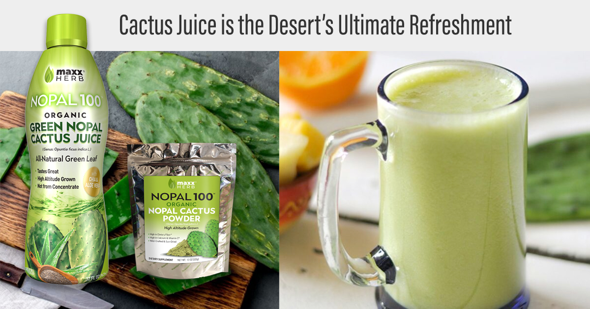 Cactus Juice is the Ultimate Refreshment! Try cactus juice and enjoy the benefits and the great taste!